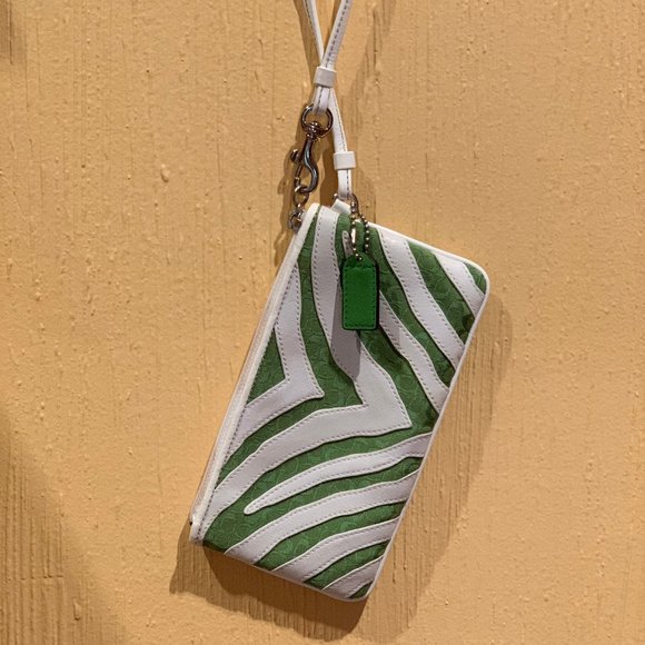 Coach Handbag & Wristlet Wallet - Zebra - Picture 3 of 4